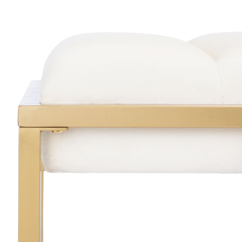 Banc rembourré Andy, Cream