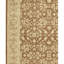 Wool Oriental Area Rug in Chocolate/Fawn-1346851086