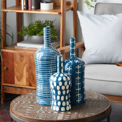 Ensemble de vases décoratifs en céramique