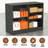 48”w * 20”d * 38”h - Slatwall Front Black Cash Wrap Wood Retail Counter Checkout