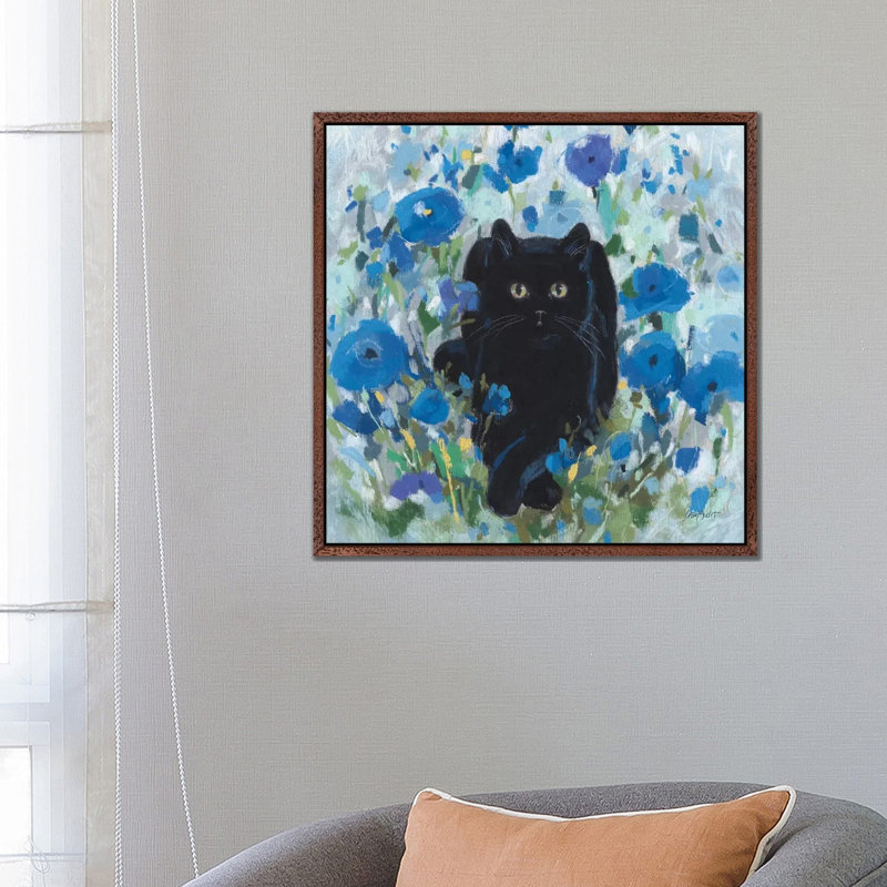 Blueming XIII by Lisa Audit - Print on Canvas, Classic Brown Wood Framed, 66.04 cm H x 66.04 cm W