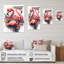 Mignonnes flamants roses - Peinture sur toile-15971111-59407537