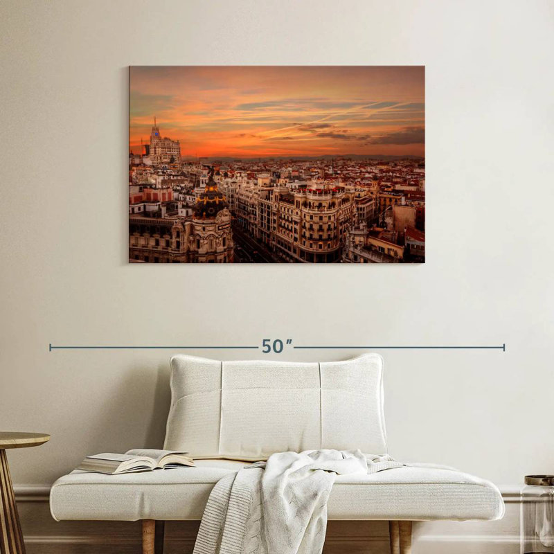 Sireci Madrid Sunset, 26" H x 39" W