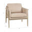 Fauteuil en cuir brossé Cozy