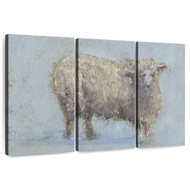 Brampt Sheep Strut I, 24" H x 38" W