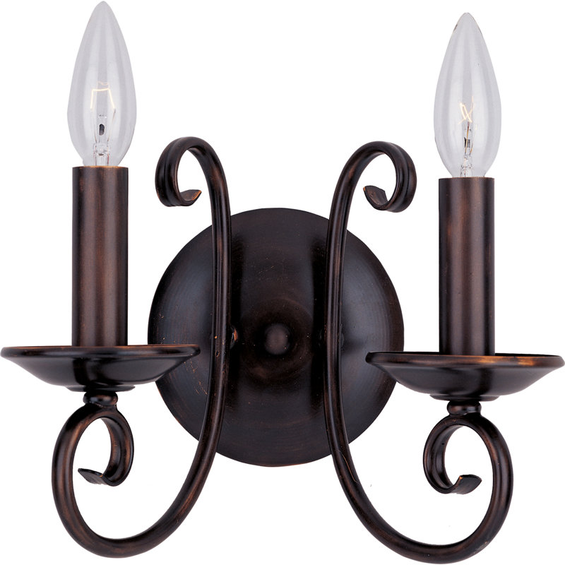 Solvey Candle Wall Light, Oil Rubbed Bronze
