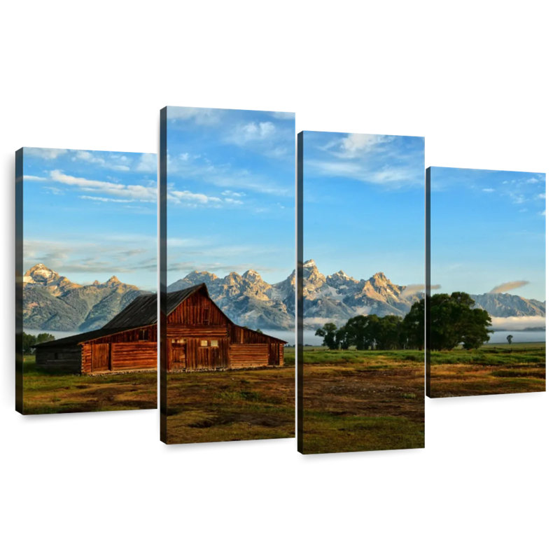 Alvord Grand Teton Moulton Barn, H 27 po x l 43 po