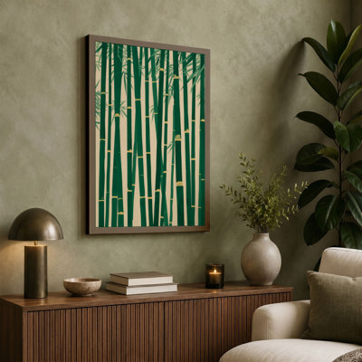 Bamboo Grove Botanical - Wrapped Canvas