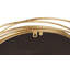 Seyma Round Metal Framed Wall Mounted Accent Mirror in Gold-638168242