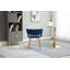 Ensemble de 2 chaises de salle à manger modernes en velours de 22,44 po Benedetta-1335758892