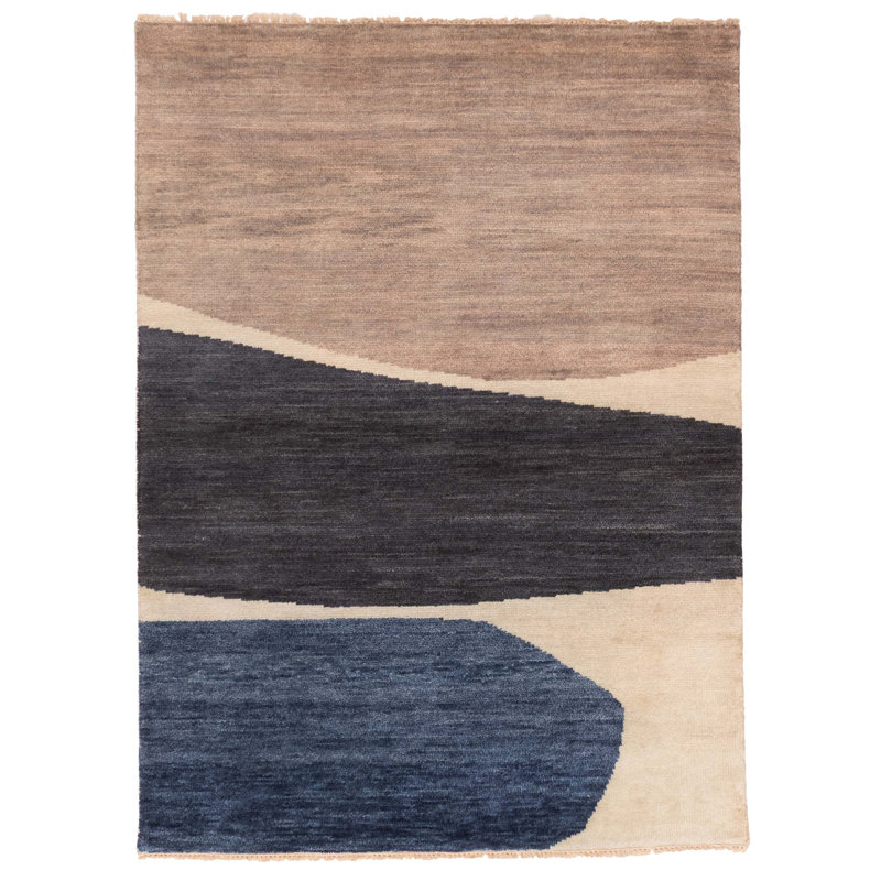 Tapis kaki Peshawar Ziegler 5 pi 0 po x 6 pi 10 po