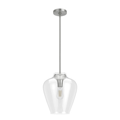 Luminaire suspendu simple en forme de goutte 12 pouces Vidria