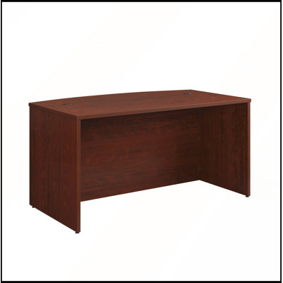 Bowfront Executive Desk with Spacious Work Surface and Durable Finish for Modern and Traditional Offices