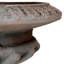 Humphreys FLUTED URN Low 28cm Verdigris Effect-517018933