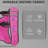Body Weighted Vest with Pocket, Soft Skin-Friendly Weighted Workout Vest, Adjustable Weighted Running Equipment, 17.6 lbs., Pink