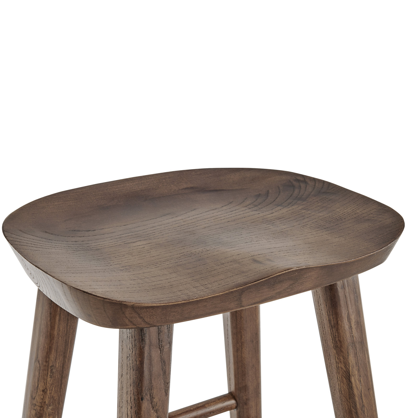 Anzie 29" Bar Stool, Bar Stool (29.3" Seat Height), Walnut