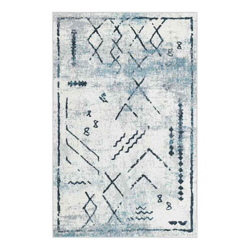 Eudora Geometric Indoor Rug, Rectangle 4'1" x 6'1"
