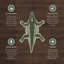 Tapis décoratif en forme de crocodile Harjo-28383462