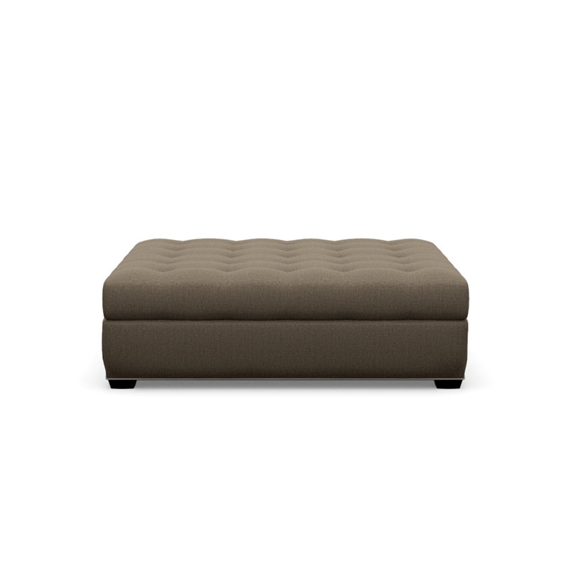 Baxter Square Ottoman, Java, Grande 120912