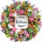 Faux Plastic 18'' Wreath