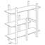37.8'' W Manufactured Wood Shelving Unit-110739388