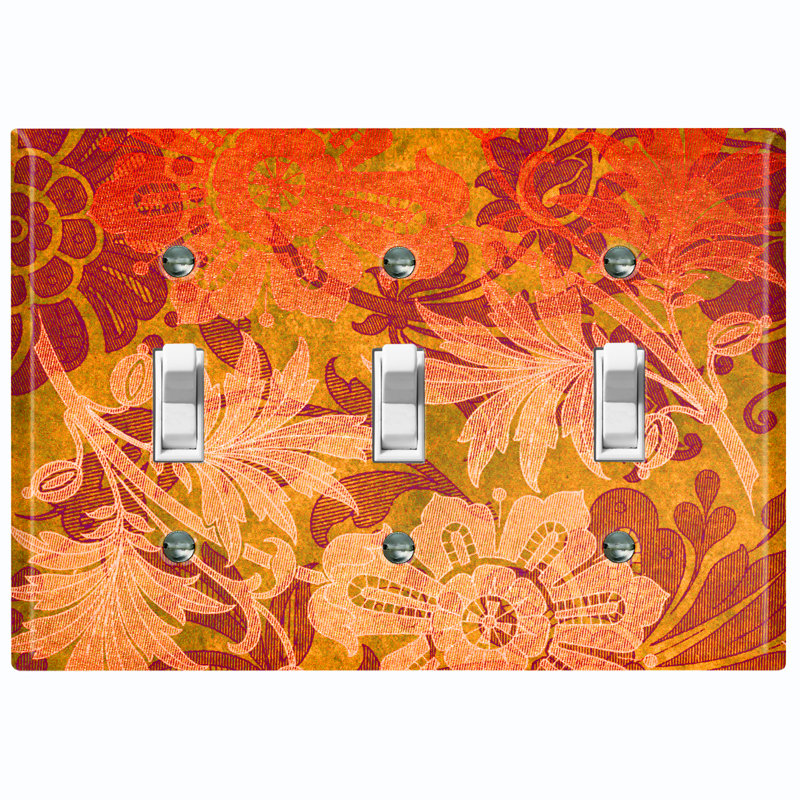 3 - Gang Toggle Light Switch Standard Wall Plate