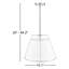 Lustre 15 po en laiton brossé Bertan-54303626