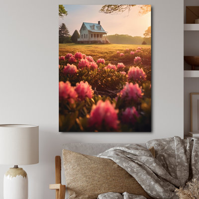 Rhododendron «Blooms at Farm VI» sur toile