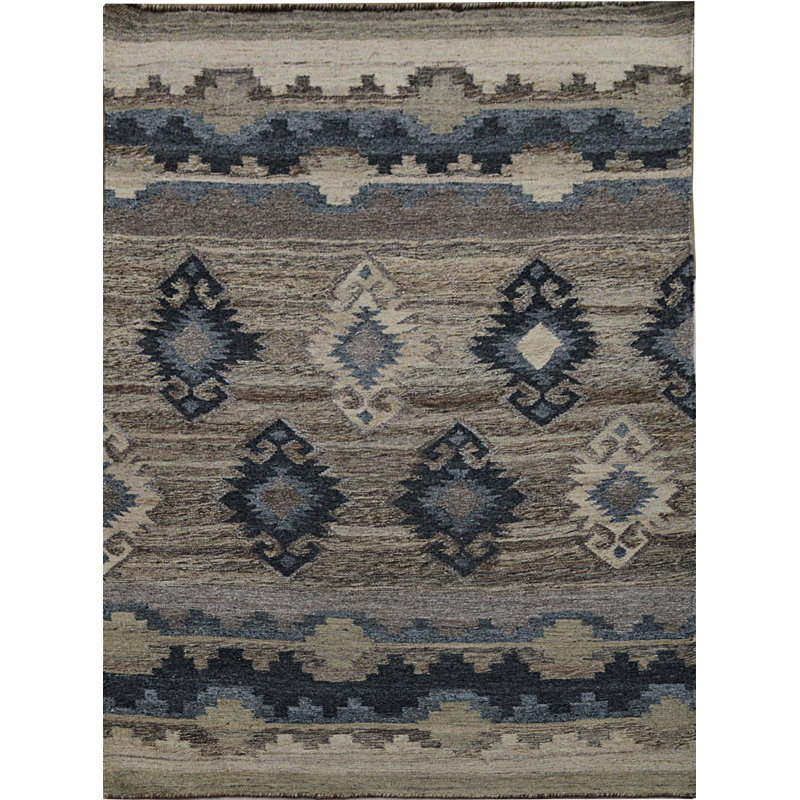 Southwestern Wool Hand Woven Area Rug, Rectangle 120 x 180cm