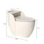 Toilette compacte siphonique de base 12 po à hauteur de siège de 12 po 15 po avec siège à capteur, lumière de nuit et température réglable-130136471