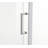 58.5" W x 72" H Pivot Frameless Shower Door-85752680