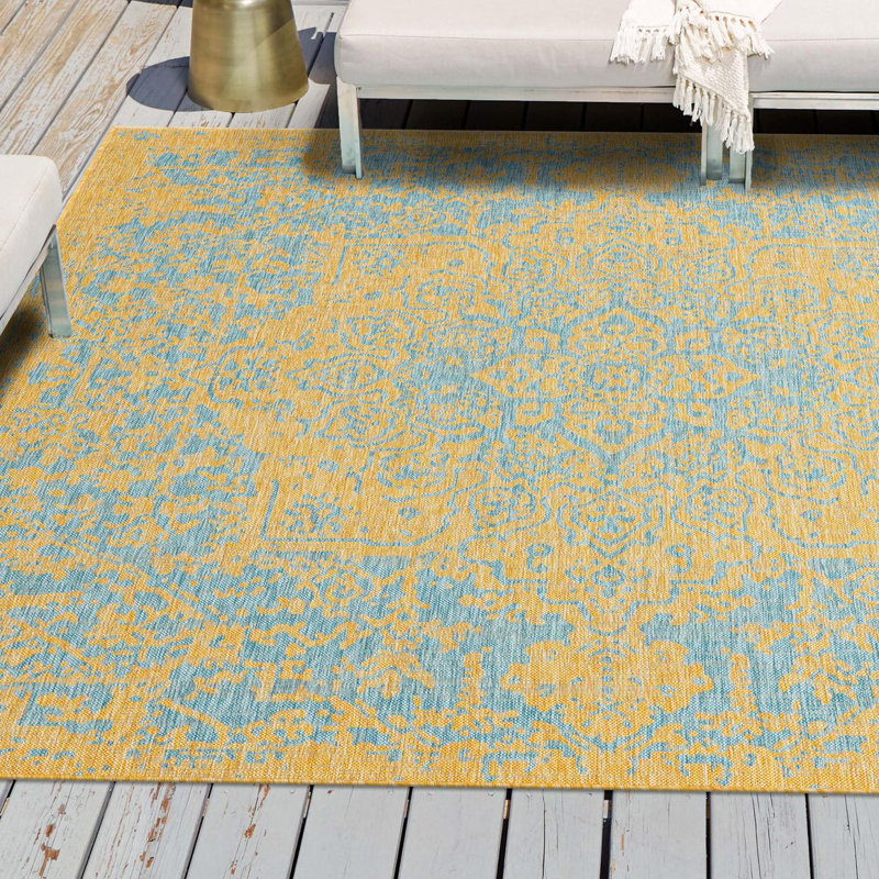 Tapis d'extérieur Jill Zarin, Carré 7 pi 10 po