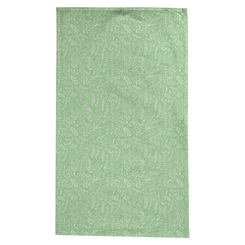 Nappe à motif floral ditsy Leffel, Vert / blanc