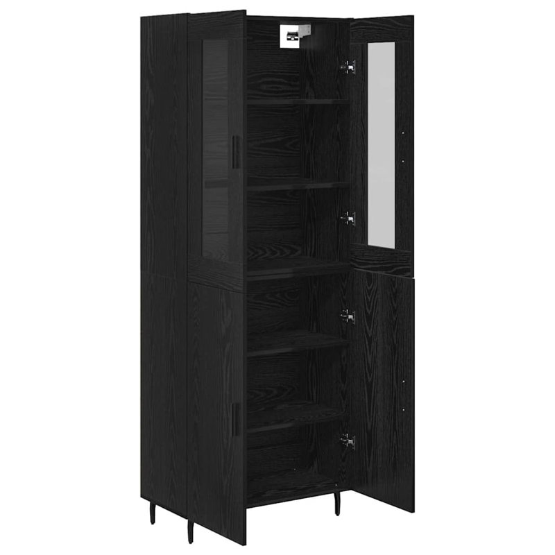 69.5cm Sideboard, Black Oak