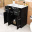 Armoire de meuble-lavabo moderne - rangement polyvalent avec compartiments, tiroir basculant-1662372737