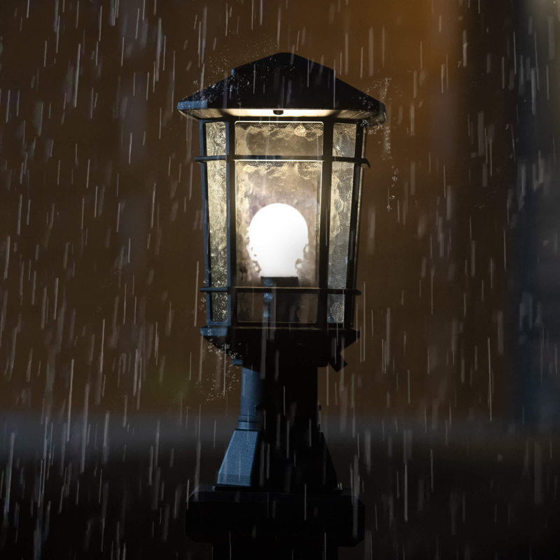 Williams 1-Light 18-in Outdoor LED Post Lantern Head, Black