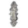 Runner Munroe Animal Print Handmade Sheepskin 2' x 6' Area Rug in Gradient grey