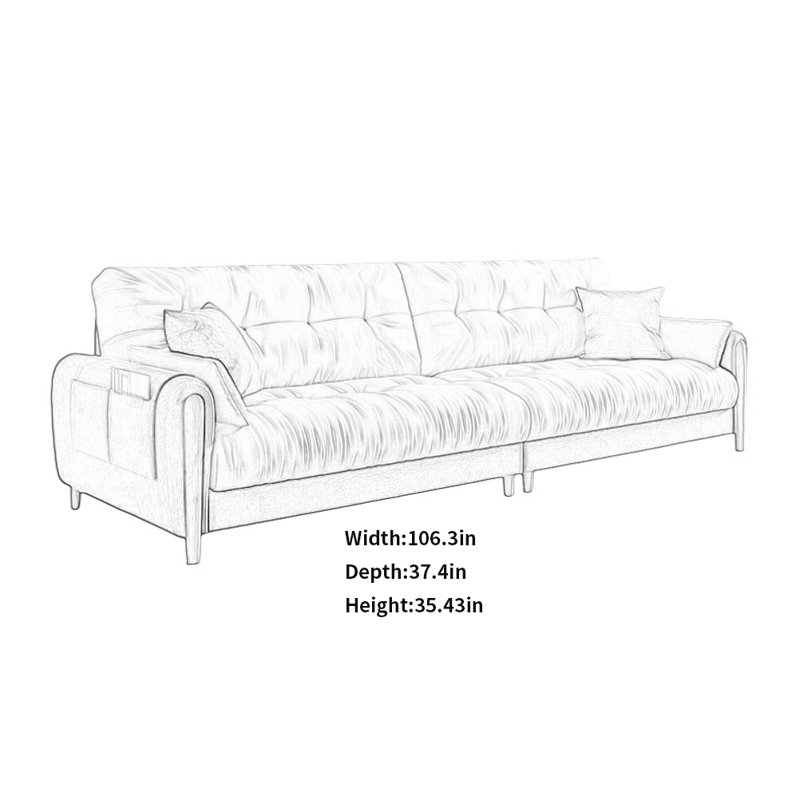 Minimalist Creative Sofa, Off-white
