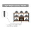 Bibliothèque de rangement 6 cubes Hulsté, noyer rustique, 47 pouces-1092638818