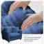 Oversized Armchair Deep Seat Single Sofa Accent Chair With Pillows For Living Room(Set Of 2)-132130913
