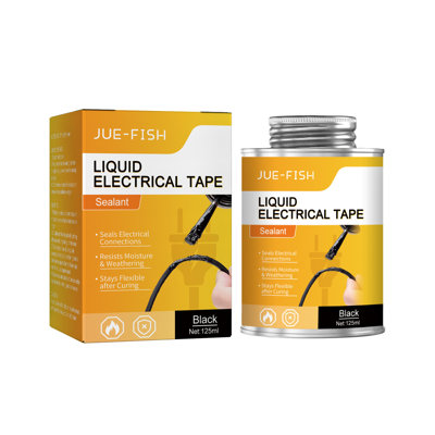 electrical tape Liquid Electrical Tape For Waterproofing Instead Of Heat Recovery Pipe Electrical Tape For Liquid Insulation Flame-retardant Tape 125ml