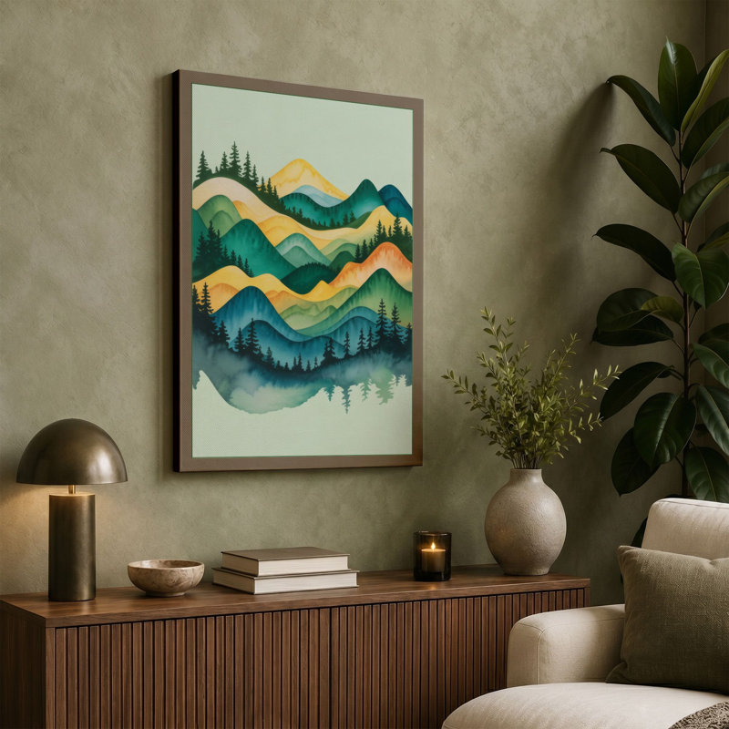 Print, 24x16 - 61.0 x 40.6 cm, Ochre Border