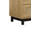 Commode à tiroirs moderne avec corde tissée pour chambre à coucher, salon (ensemble de 2)-301359993