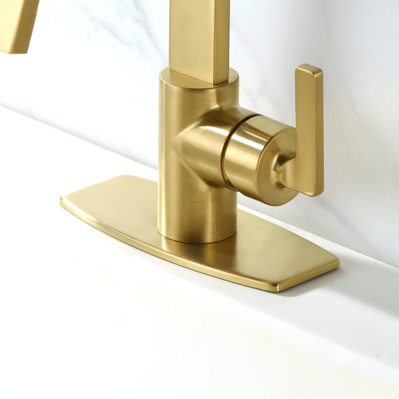 Robinet de meuble-lavabo de salle de bain, Or brossé