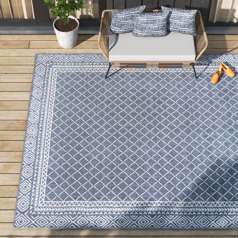 Rosenzweig Indoor / Outdoor Rug, Rectangle 8'10" x 12'2"