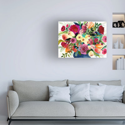 Art mural sur toile tendue - «Morning Joy» de Suzanne Allard pour décoration de salon, de chambre à coucher ou de bureau - 35 x 47