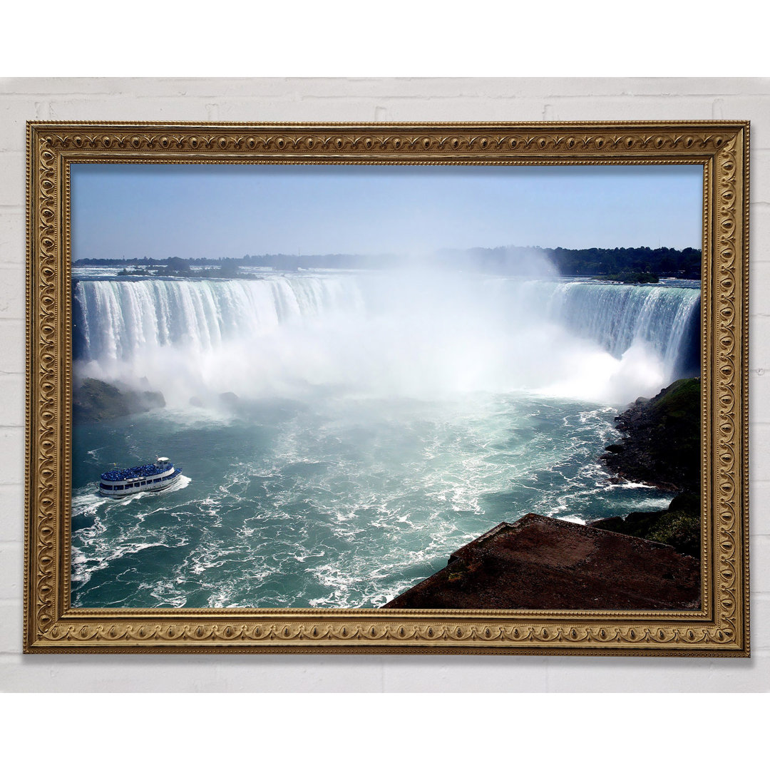 Gerahmtes Wandbild Victoria Falls Rumble