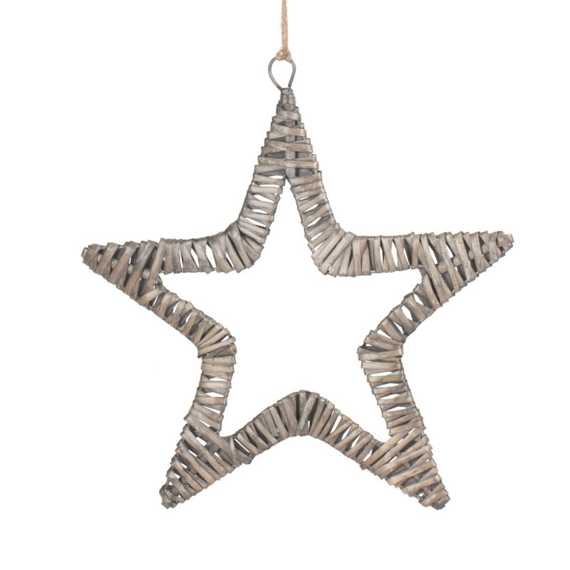 Ornament Wall Decor on Wicker