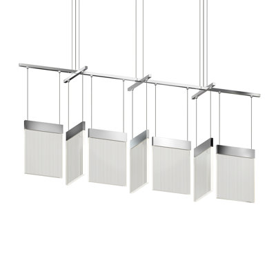 V Panels 7 - Light LED Pendant