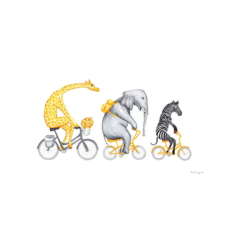 Yellow Trio by Amélie Legault - Wrapped Canvas Print, 101.6 cm H x 66.04 cm W x 3.175 cm D